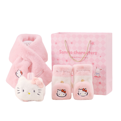 围巾女冬HelloKitty生日礼物礼盒