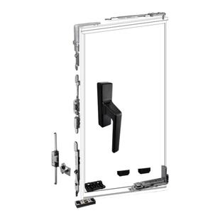 坚朗门窗五金件隐藏式断桥铝窗内平开内倒窗下悬窗配件WLYD070