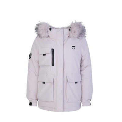 韩系宽松工装棉服女加厚棉衣外套