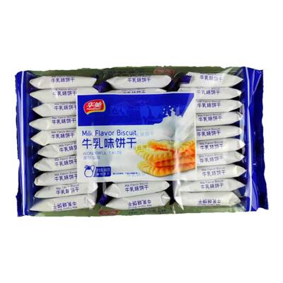 华美牛乳味饼干牛乳礼包零食小吃