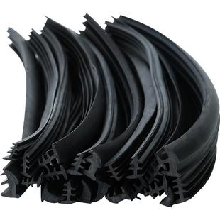 铝合金T型密封胶条老式90型固定玻璃缝隙压条推拉门窗橡胶皮嵌条