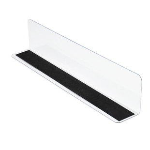 超市货架分隔板片便利店商品分割片透明磁吸定制L型PET挡板隔断片