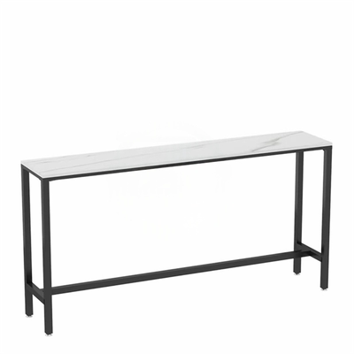 吧台桌子商用靠墙高脚桌椅组合