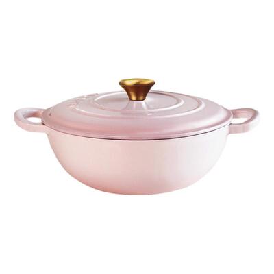 立德尔珐琅锅家用炖盅焖烧锅铸铁炖锅砂锅煲汤锅不粘锅电磁炉煮锅