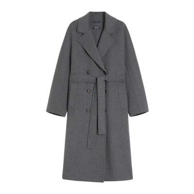 【秋冬新降】MaxMara 25秋冬新品女装绵羊毛系带大衣9016025106