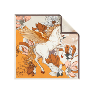 [2026马年春晚系列]万事利×总台文创真丝丝巾桑蚕丝玉兰赋颂福