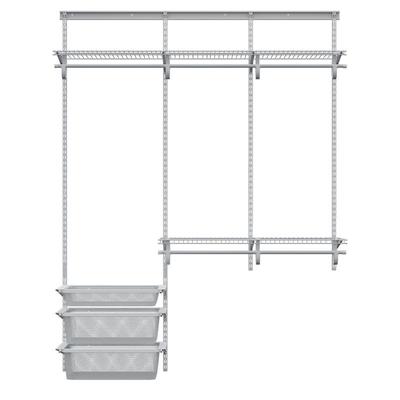 阁美特金属衣柜框架结构简易组装