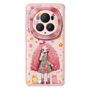 适用荣耀magic6pro手机壳女款magic7保护套全包magic5防摔金属圈honor硅胶磨砂5por个性女孩可爱高级感软外壳