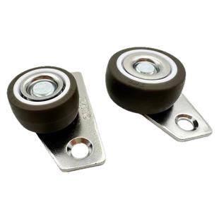 侧边轮侧装静音家具定向轮橡胶抽屉小滑轮推拉轴承轮子隐形直线轮