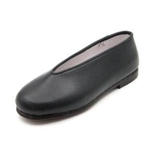 内联升男鞋皮鞋北京布鞋手工镶芯底小元口皮便鞋牛皮单鞋7138A