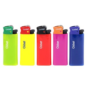 包邮 进口Cricket草蜢打火机ED1 Mini短机|彩色 一次性 防爆安全