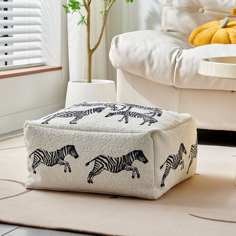 矮凳子软坐垫高弹懒人支撑坐垫茶室拆洗墩子地板盘腿坐垫蒲团增高