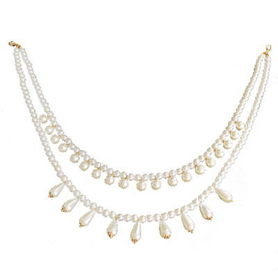 珍珠璎珞唐风襦裙坦领汉服配饰