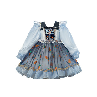 D.Bkyer女童兔子警官公主裙春装儿童cos服装生日party小礼服衣服