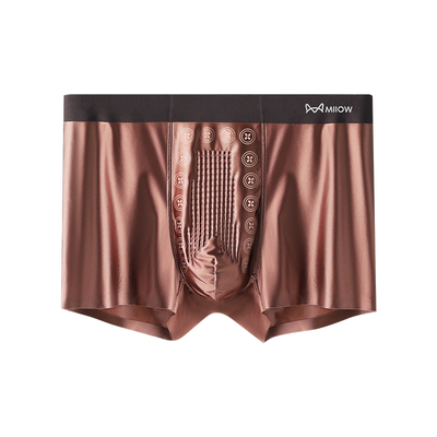 猫人男士缎面高档冰丝男士四角裤