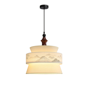 中餐厅吊灯新中式宋式连锁餐饮火锅店灯具茶楼茶桌上方吊灯禅意