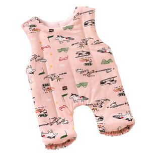 儿童手工棉花护肚兜秋冬宝宝加厚半背连腿防踢被夏季空调房护肚子