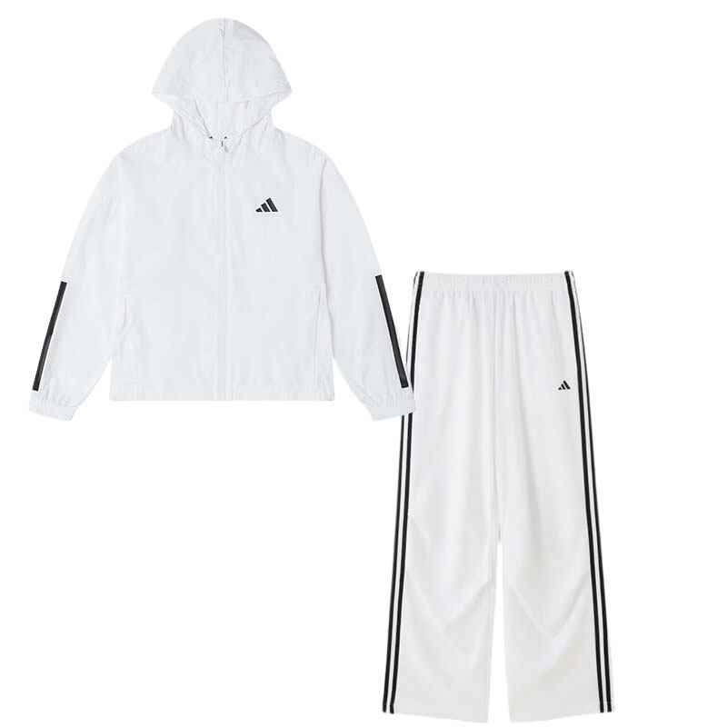 【自营】Adidas阿迪达斯运动套装女装时尚外套上衣休闲宽松长裤