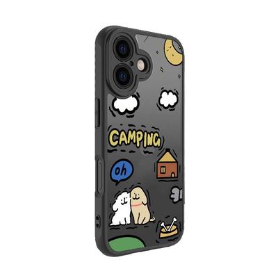 可爱撩草小狗强磁吸手机壳