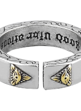 上帝之眼哥特风情侣戒指哥特风