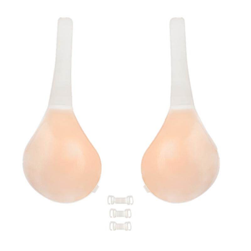 大胸聚拢硅胶收副乳隐形内衣大码胸贴全罩杯提拉防下垂GH杯乳贴薄