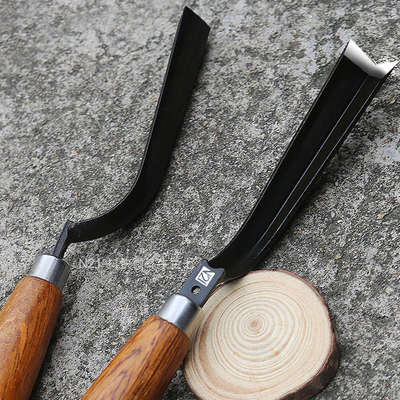 胶刀割胶刀橡胶树专用农场采漆松油削冰雕木V型碳钢直接割胶中号