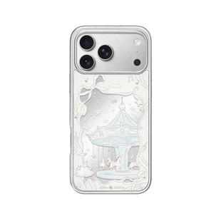 雪境木马适用苹果17Promax手机壳新款iPhone16Pro磁吸保护套Co6带支架ip15可爱高级感14网红镜面13pm全包女