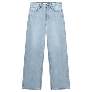 OCHIRLY欧时力 大直筒裤牛仔裤女款裤子微阔腿显瘦休闲春季