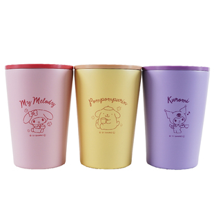 日本sanrio三丽欧咖啡杯美乐蒂马克杯保温450ML玉桂狗库洛米布丁