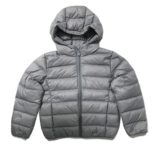 小满鹅儿童短款羽绒服冬季轻簿洋气男童女童95白鸭绒保暖连帽外套