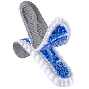 踩屎感鞋垫前脚掌加厚高弹力男款运动气垫减震防痛超软底久站不累