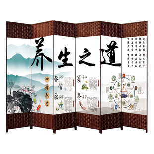 简易屏风隔断墙卧室客厅可移动现代简约遮挡帘折叠平风家用办公室