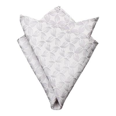 高端真丝提花桑蚕丝西装口袋巾