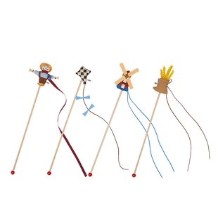 福丸秋收逗猫棒耐咬猫咪玩具自嗨解闷神器带铃铛猫玩具猫咪用品