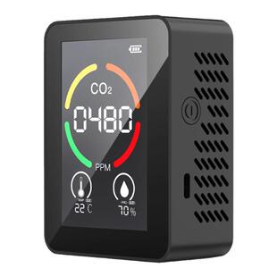 二氧化碳检测仪传感器便携式CO2浓度空气质量氧气监测家用含氧量