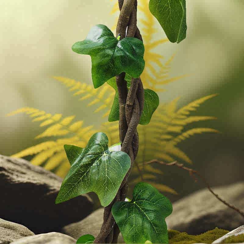 阻燃PVC仿真树藤条圣诞树随意垂吊造型仿枯树藤假山微景绿植造景