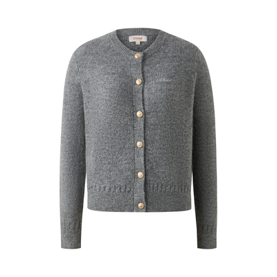 ELAND毛针织衫圆领开衫