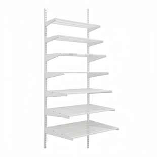 鑫何盛25-55CM深度八百库置物架设计网格板层板储藏室玄关收纳架