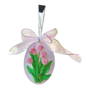 郁金香花束车载装饰汽车车内车挂饰品香气香薰衣橱扩香石膏伴手礼