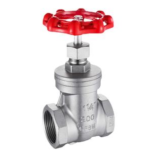 304不锈钢内螺纹闸阀丝扣球阀水管阀门开关卡压闸阀4分水暖配件