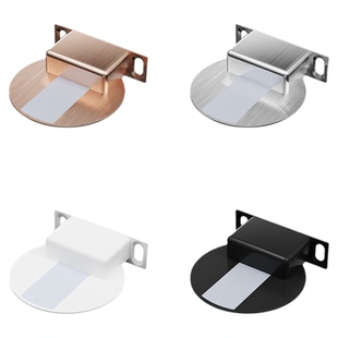 防风地吸免打孔自粘安全门卡入户门指纹锁保护套减震门吸门碰神器