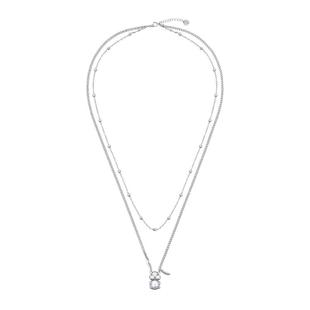 BLACKHEAD/黑头新款小众珍珠兔吊坠双层毛衣链项链情侣款送礼礼物