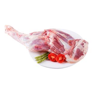 清真生鲜带骨整只羊腿内蒙古草原新鲜冷冻烧烤羊肉原切羊前腿切块