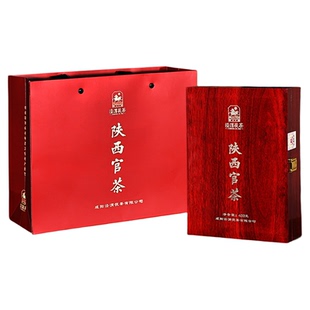 【小克重官茶】泾渭茯茶黑茶泾阳金花茯砖茶陕西特产400g陕西官茶