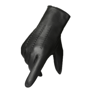 【羊毛内里】头层小羊皮手套男士冬款保暖防风开车驾驶骑行商务款