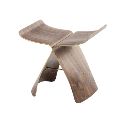 水曲柳设计师北欧蝴蝶凳装饰