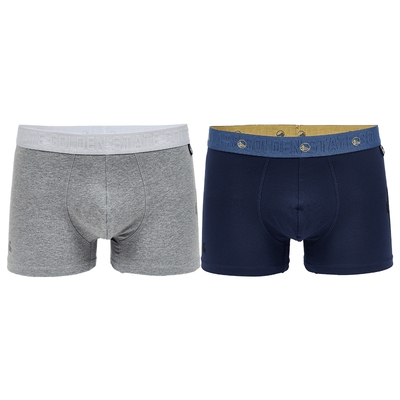 杰克琼斯男装内裤男士配饰NBA联名两条装弹力腰头字母图案春季