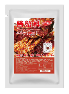 延吉酱蟹料1袋拌3只蟹/甜辣微辣