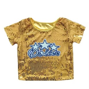 爵士舞演出服成人啦啦操服装女现代舞健美操舞蹈服嘻哈亮片演出服