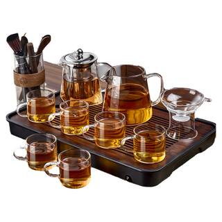 茶具套装2026新款功夫茶杯家用玻璃轻奢配件用品大全泡茶专用